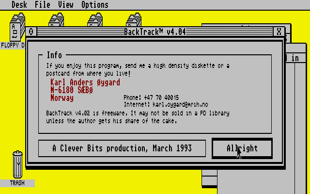 BackTrack — screenshot 1